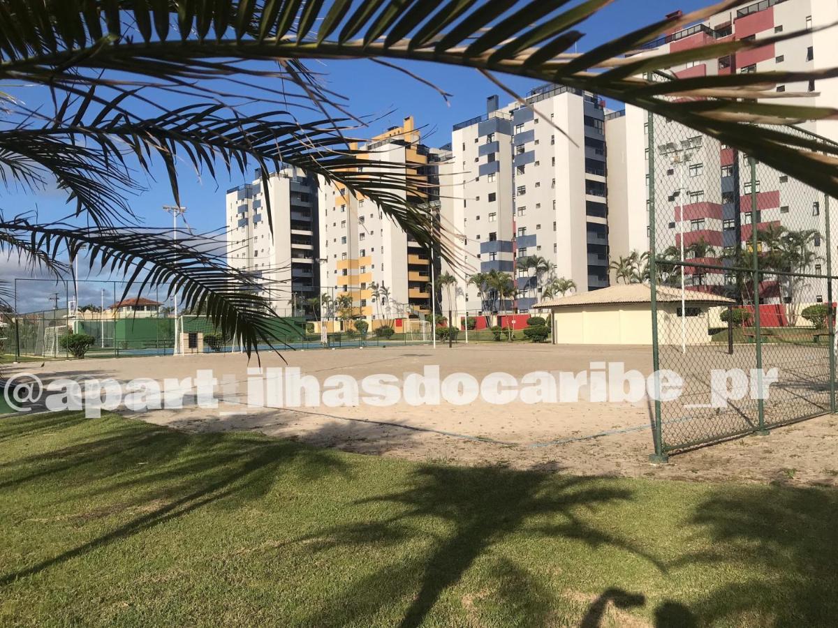 Apto Cond Ilhas Do Caribe - Pr - Beira Mar Matinhos Dış mekan fotoğraf