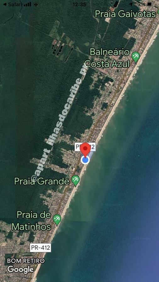 Apto Cond Ilhas Do Caribe - Pr - Beira Mar Matinhos Dış mekan fotoğraf