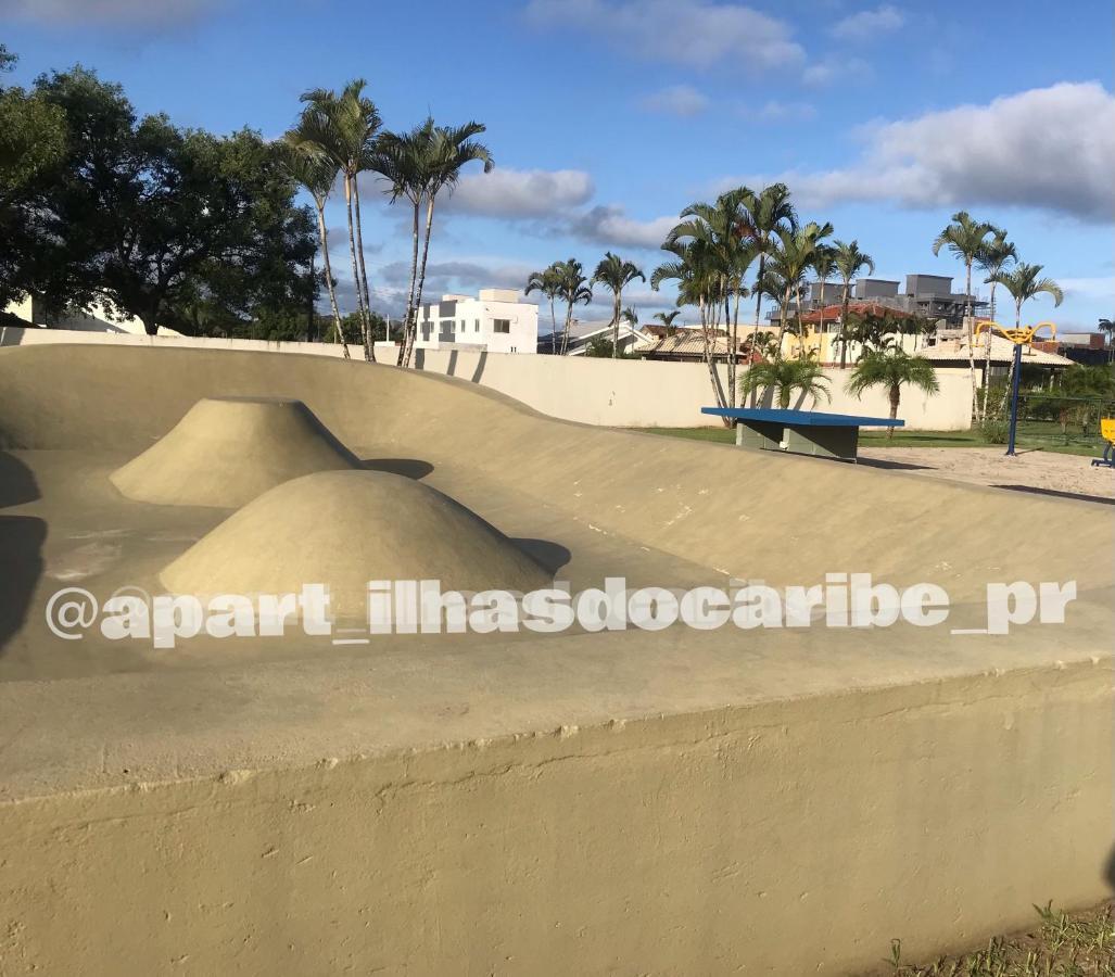 Apto Cond Ilhas Do Caribe - Pr - Beira Mar Matinhos Dış mekan fotoğraf