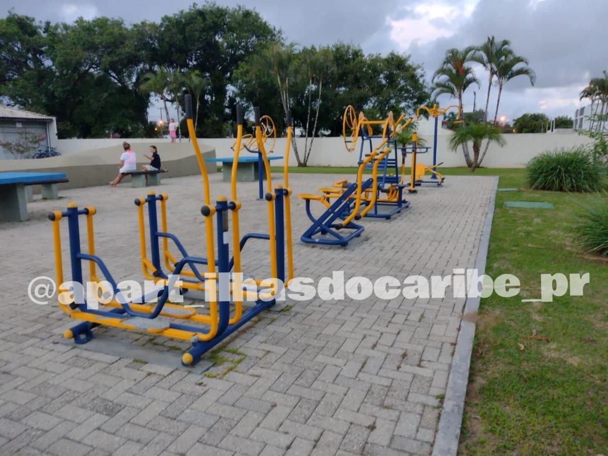 Apto Cond Ilhas Do Caribe - Pr - Beira Mar Matinhos Dış mekan fotoğraf