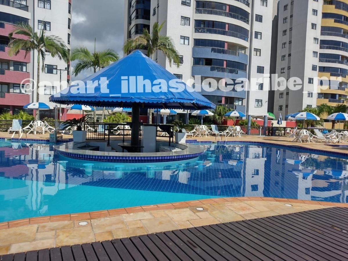 Apto Cond Ilhas Do Caribe - Pr - Beira Mar Matinhos Dış mekan fotoğraf