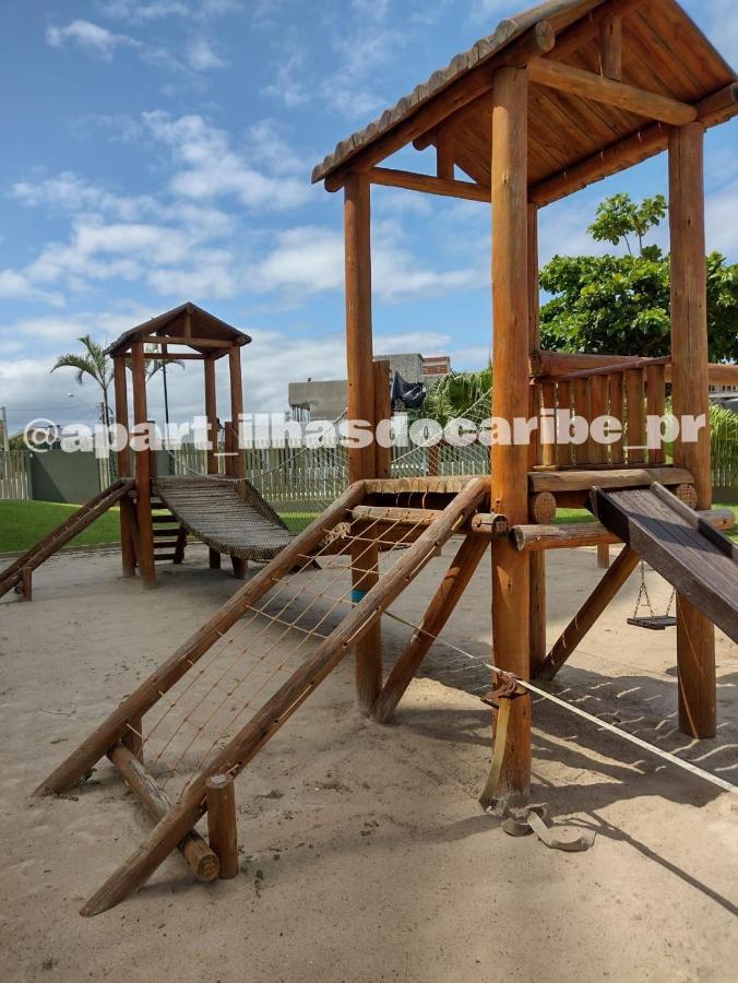 Apto Cond Ilhas Do Caribe - Pr - Beira Mar Matinhos Dış mekan fotoğraf