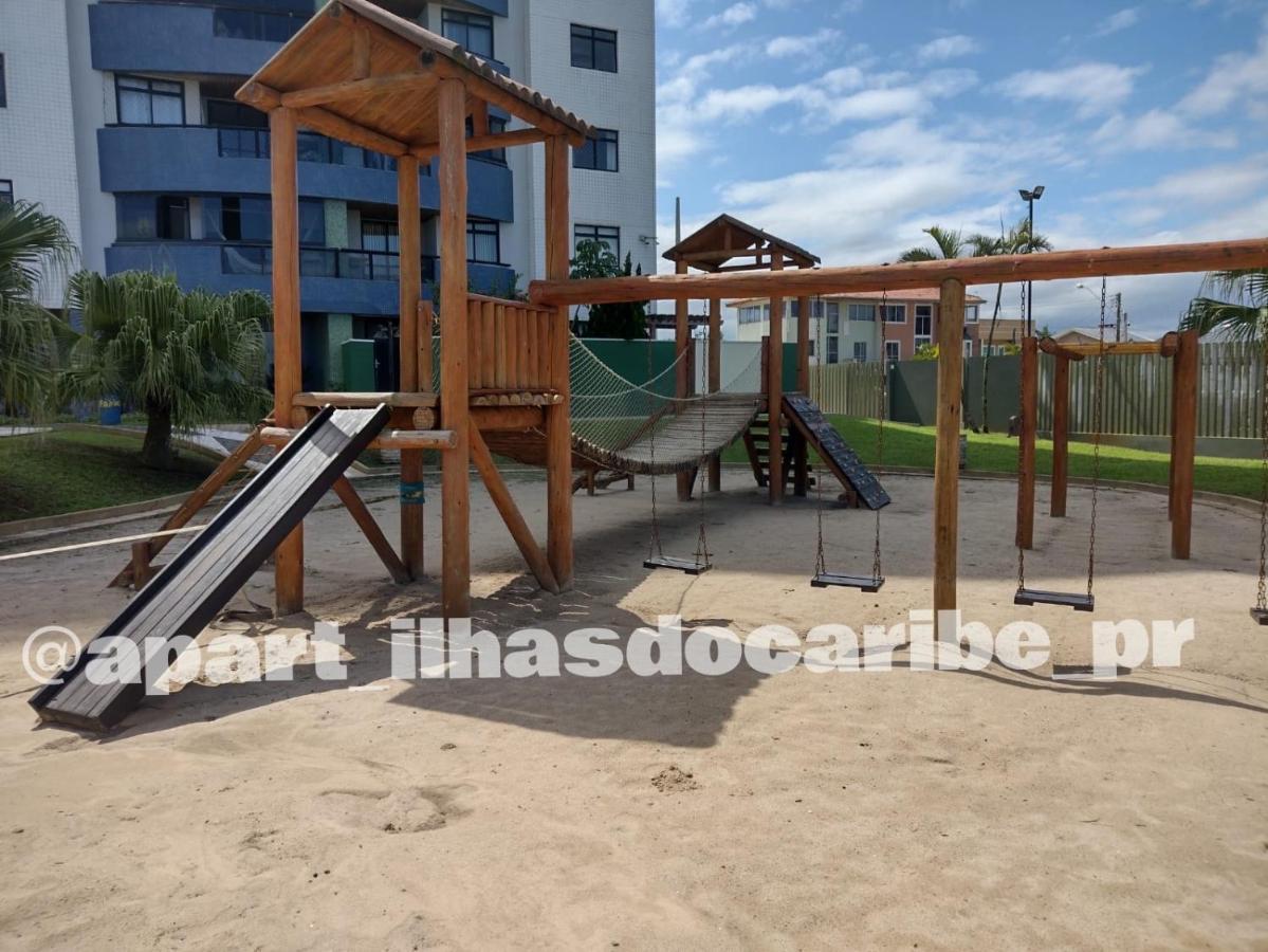 Apto Cond Ilhas Do Caribe - Pr - Beira Mar Matinhos Dış mekan fotoğraf